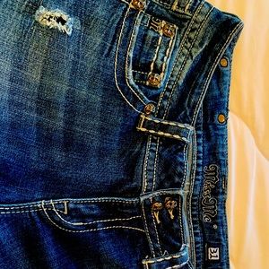•Miss Me• Distressed BootCut Jeans Size 31